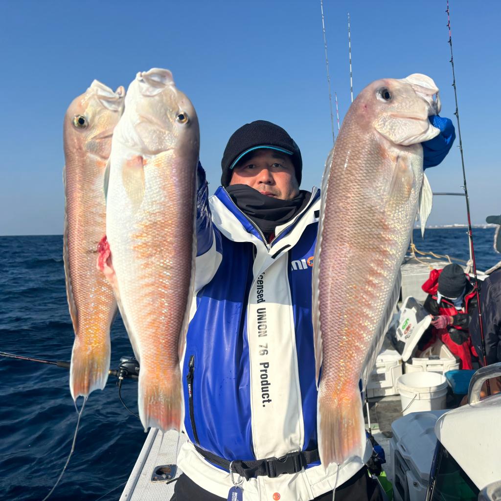 白甘鯛からタチウオ