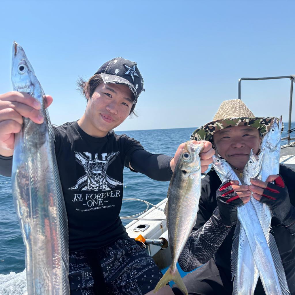 イサキ、アジ釣り、タチウオ釣り