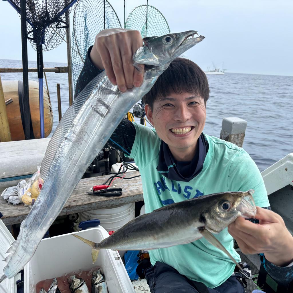6/14アジ釣り、ヒラメ、タチウオ釣り